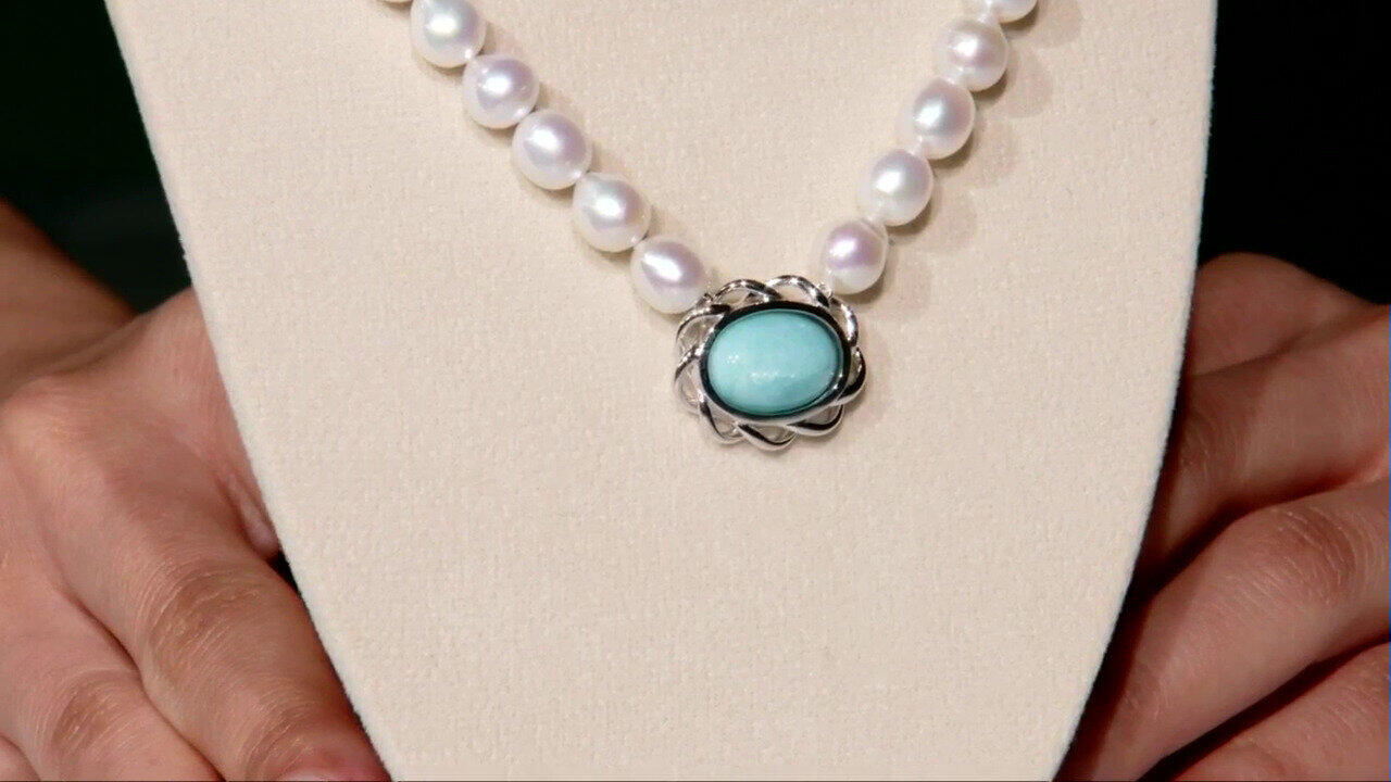 Video Amazonite Silver Necklace (TPC)