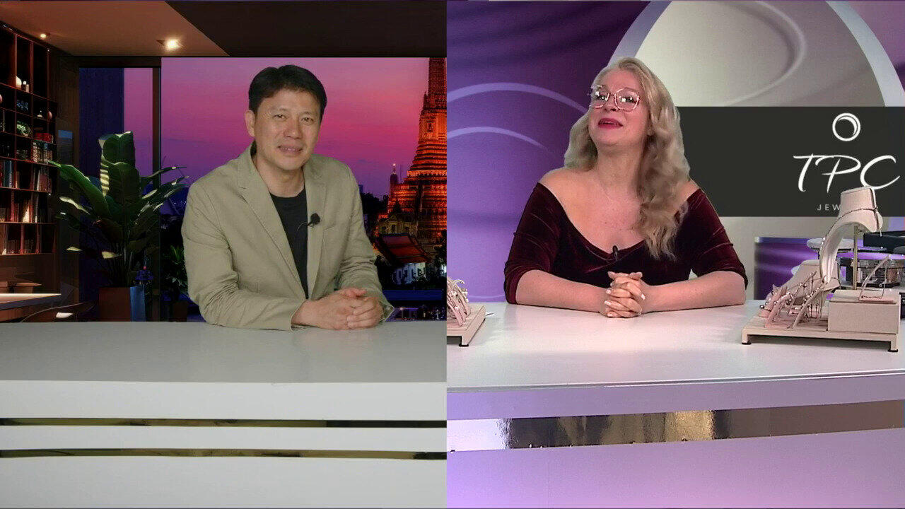 Video Purple Ming Pearl Silver Pendant (TPC)