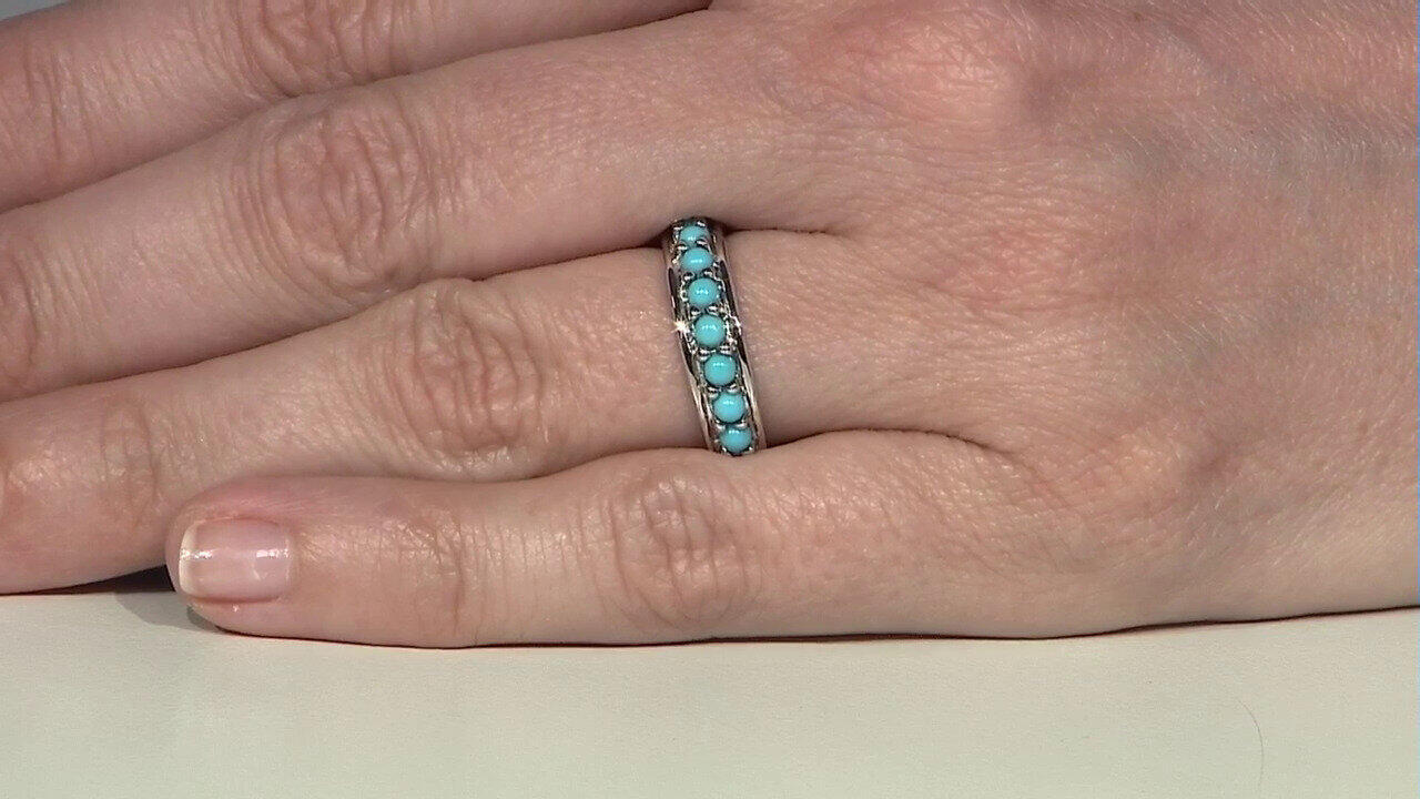 Video Anello in argento con Turchese Sleeping Beauty