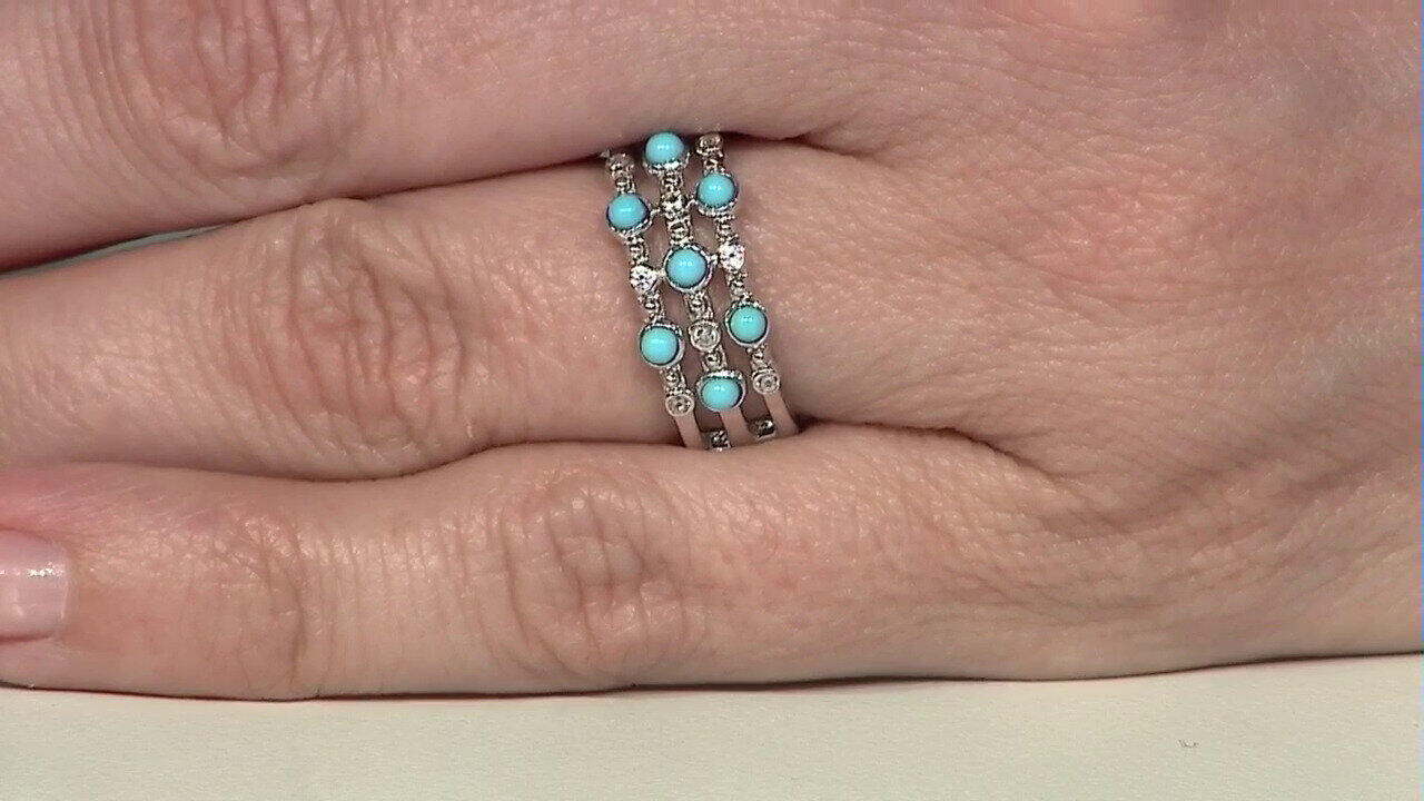 Video Anello in argento con Turchese Sleeping Beauty
