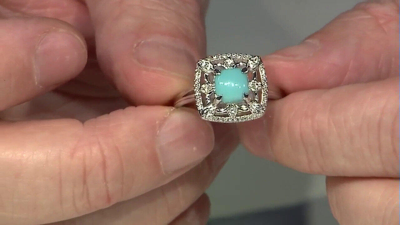 Video Anillo en plata con Turquesa