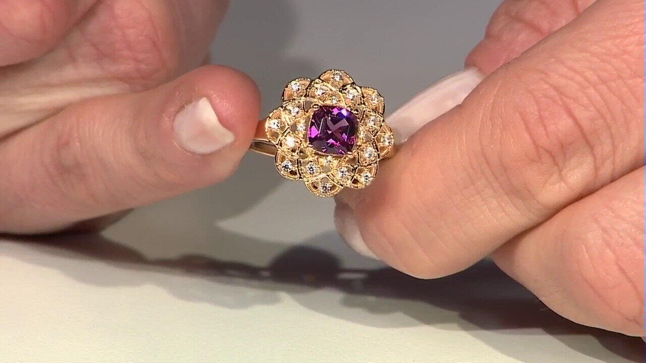 Video Bague en argent et Grenat Umbalite