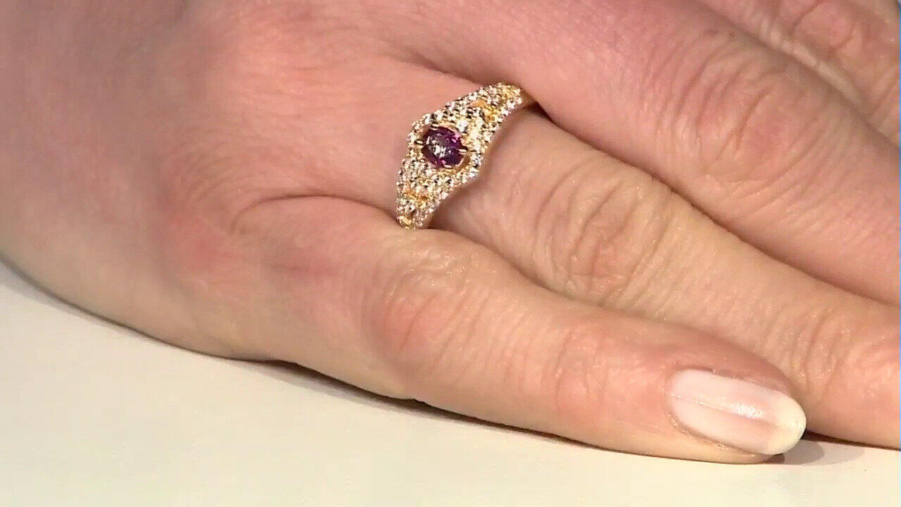 Video Bague en argent et Grenat Umbalite