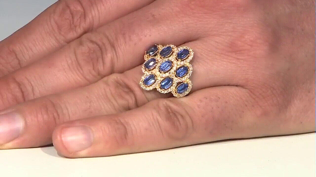 Video Bague en argent et Kyanite du Népal