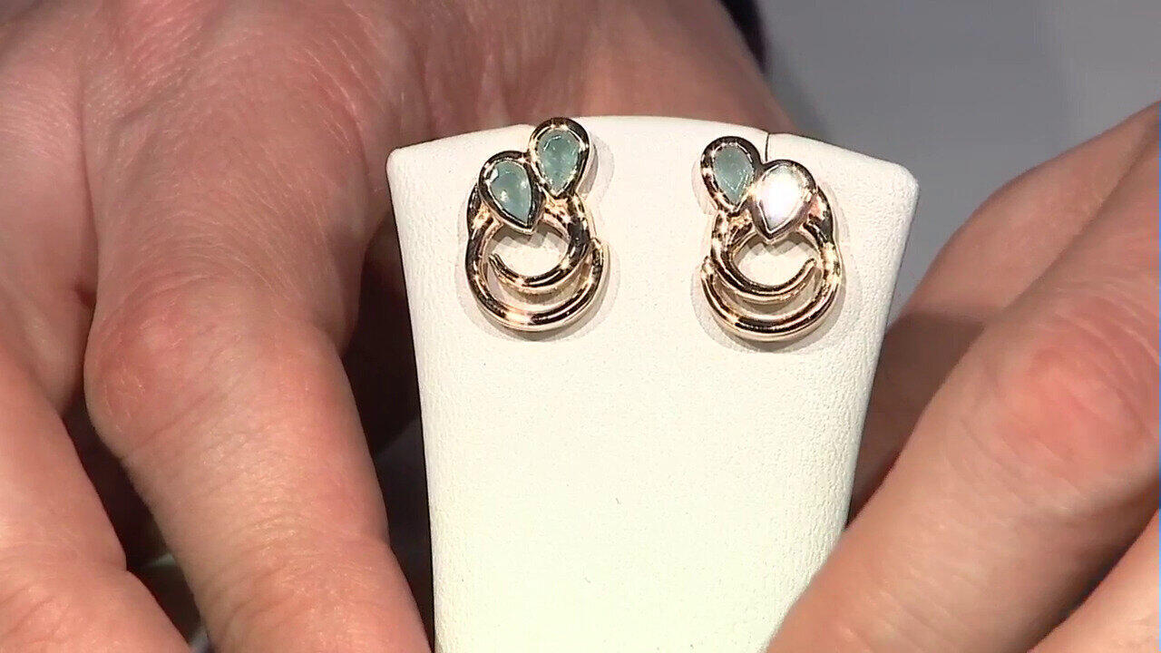 Video Boucles d'oreilles en argent et Grandidierite