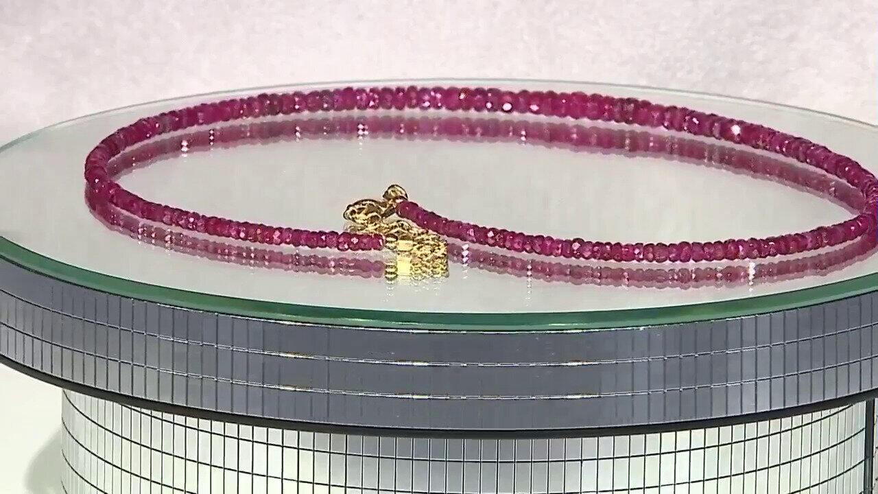 Video Madagascar Ruby Silver Necklace