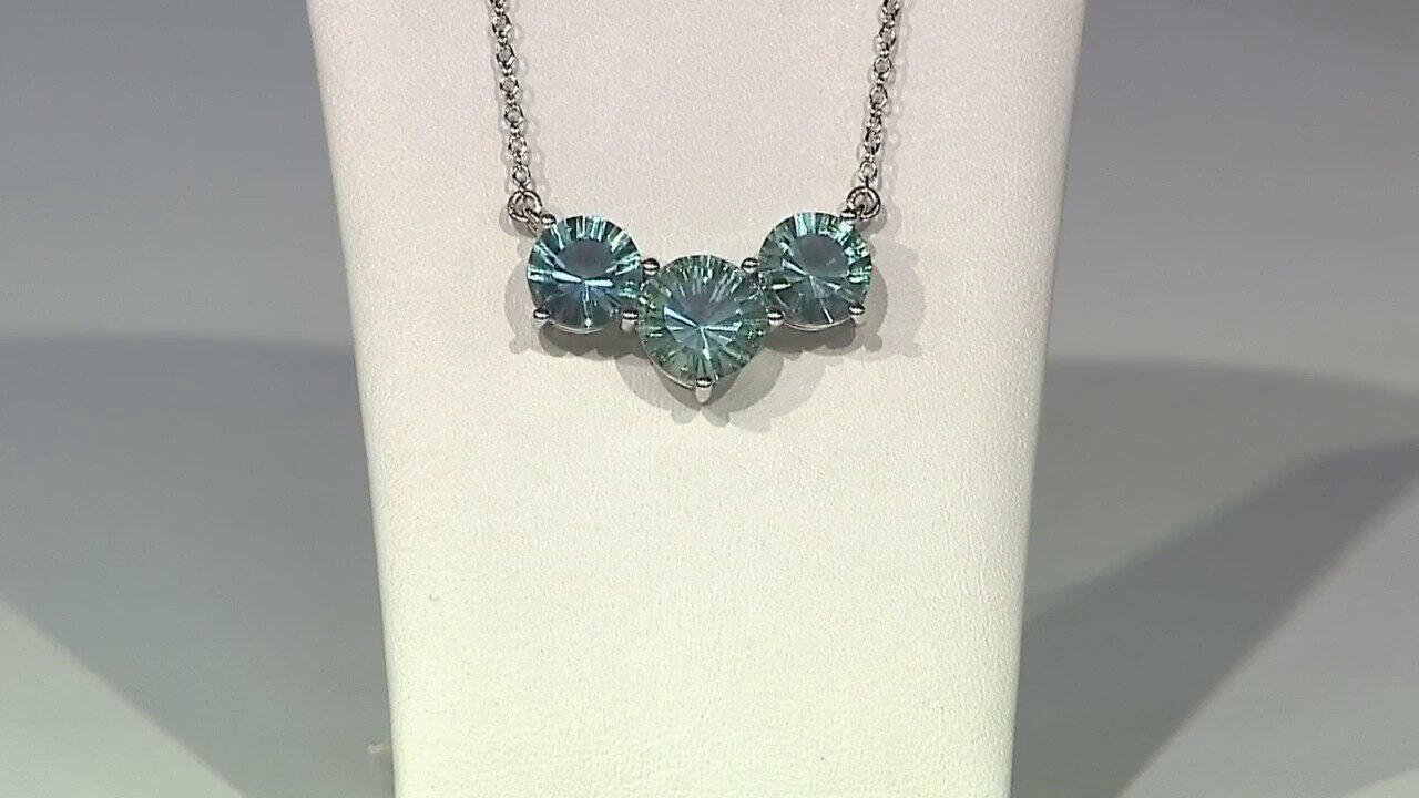 Video Collier en argent et Fluorite verte