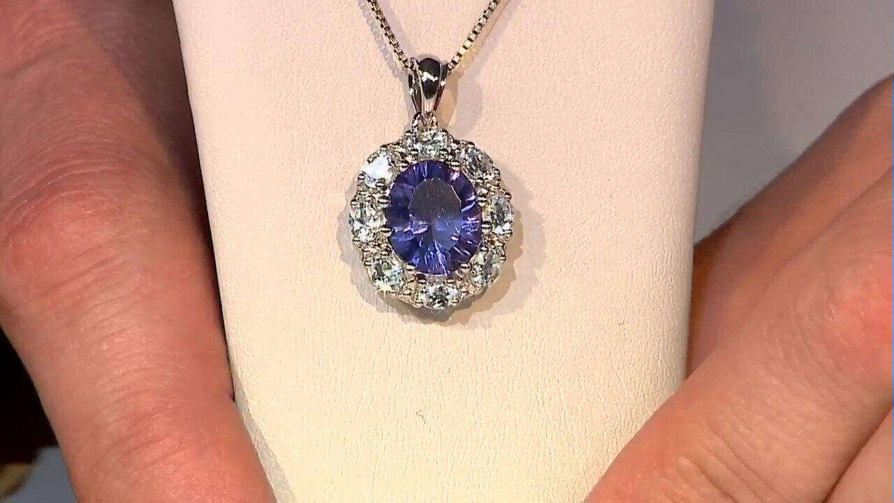 Video Ciondolo in argento con Fluorite Cangiante