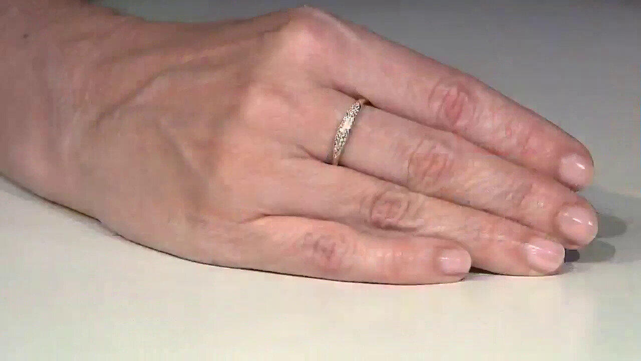 Video Anello in argento con Zircone