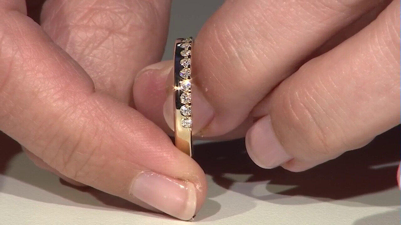 Video Bague en or et Diamant SI1 (G) (Annette)