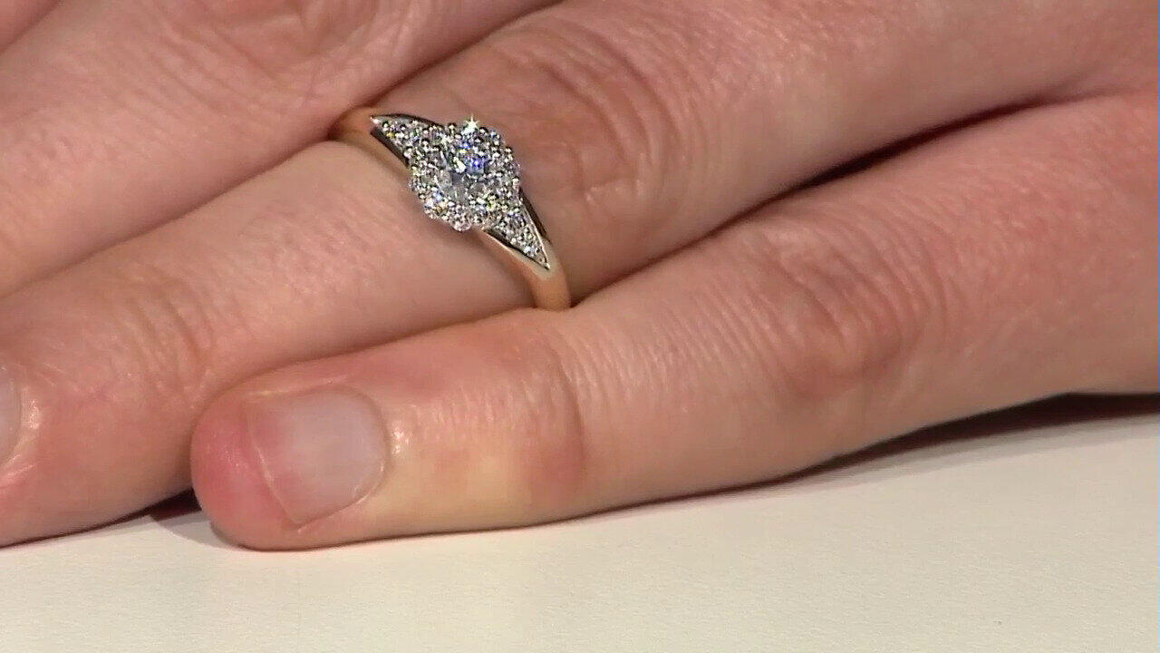 Video Anillo en oro con Diamante VVS1 (G) (Annette)