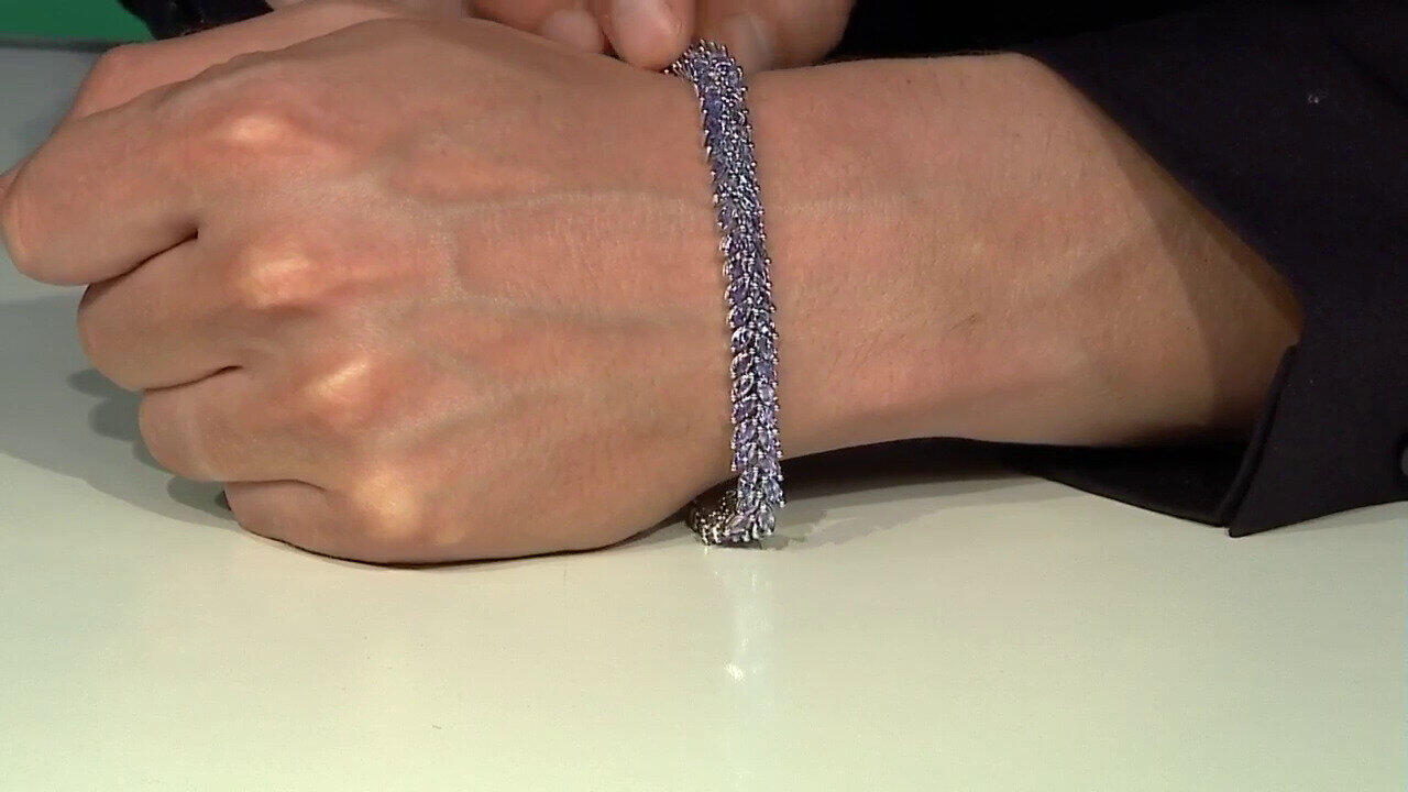 Video Bracciale in argento con Tanzanite