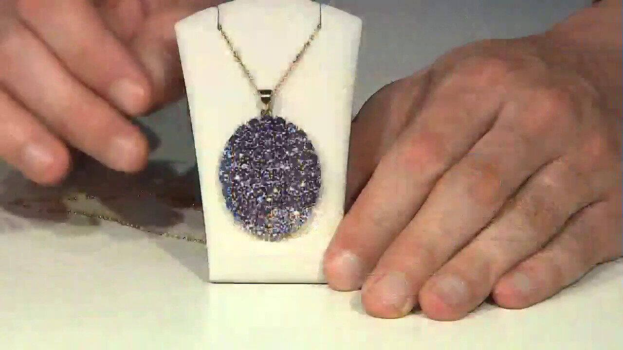 Video Collana in argento con Tanzanite