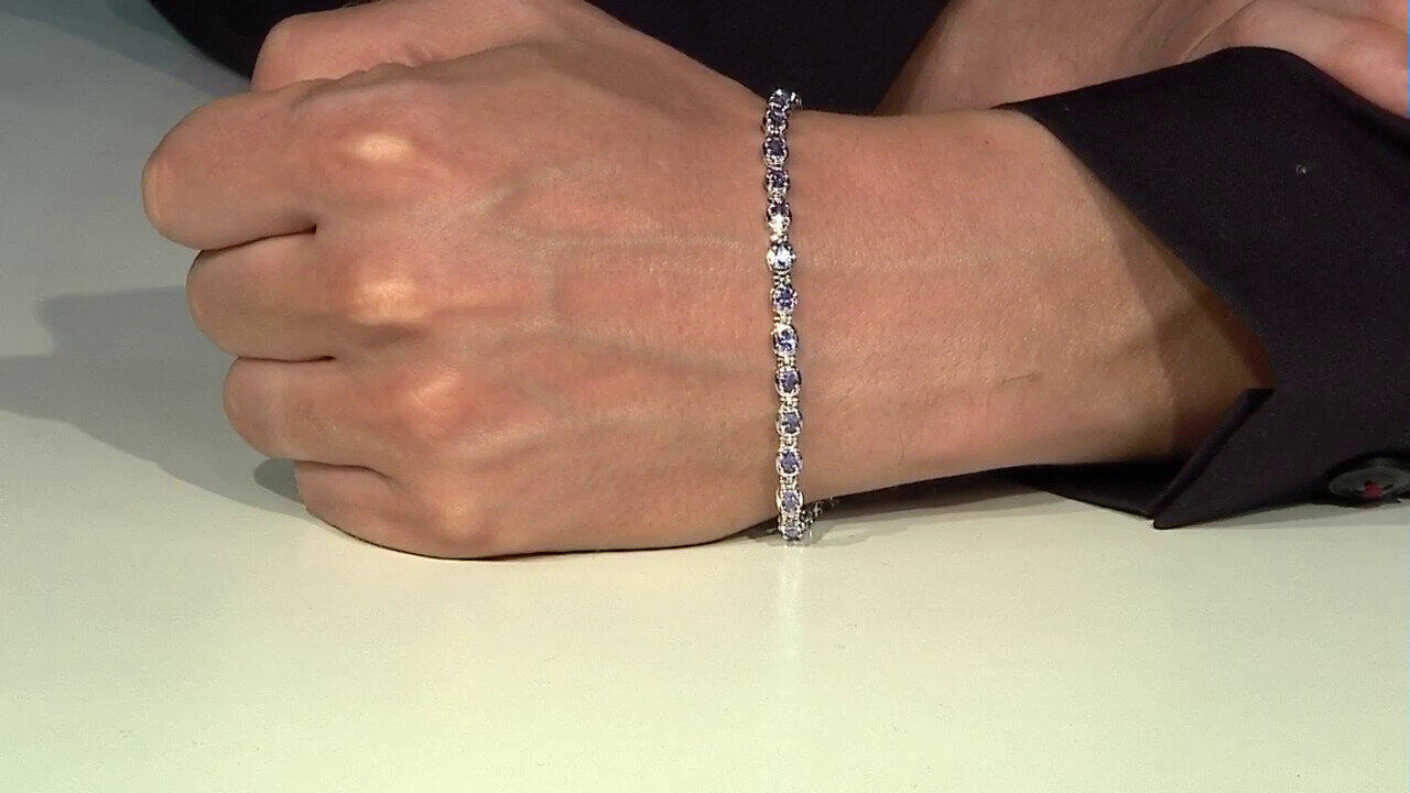 Video Bracciale in argento con Tanzanite