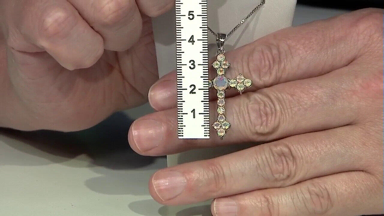 Video Ciondolo in argento con Opale di Welo