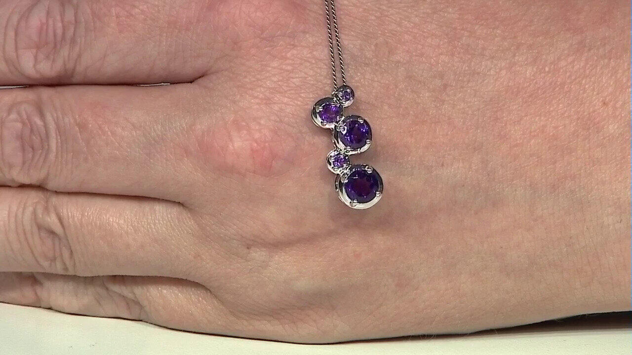 Video Moroccan Amethyst Silver Pendant