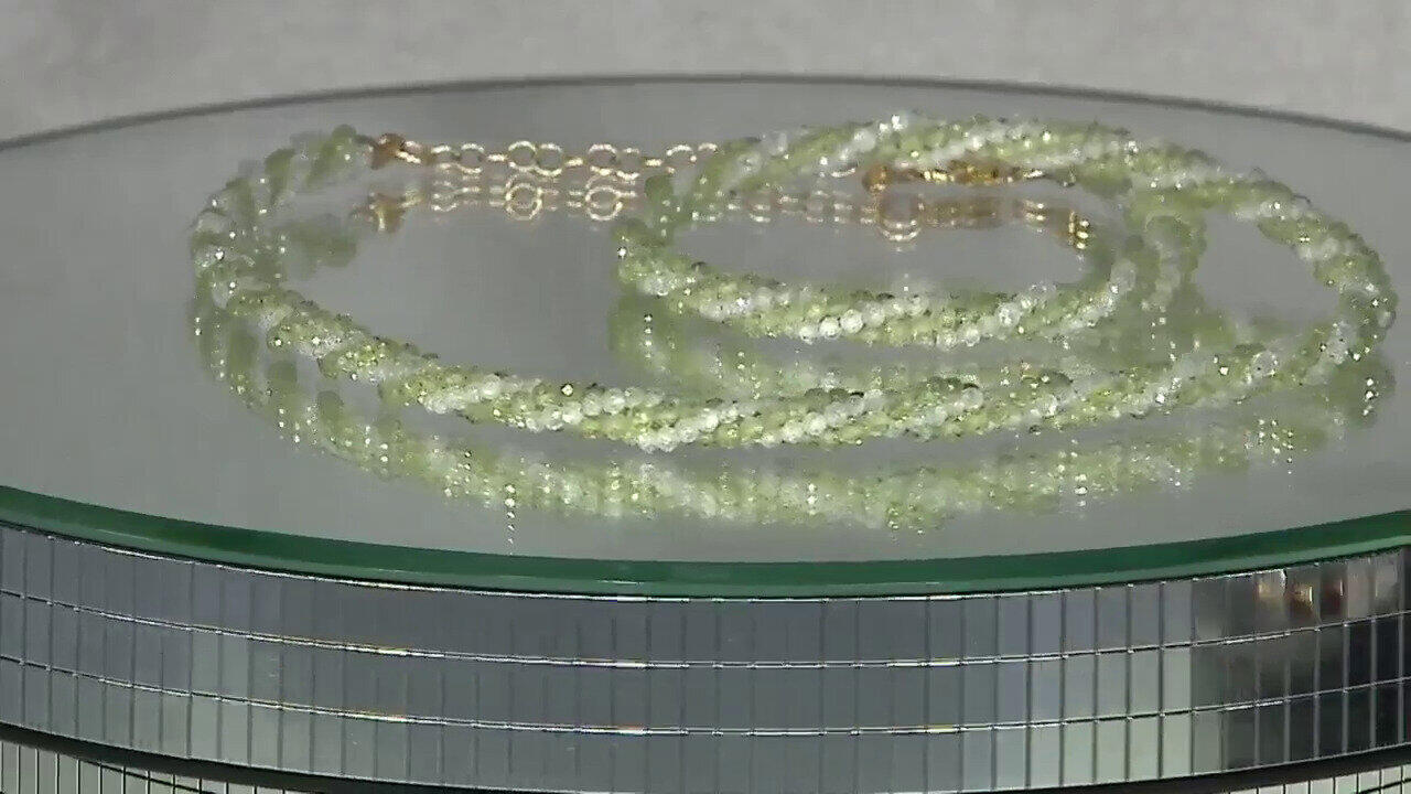 Video Peridot Silver Necklace