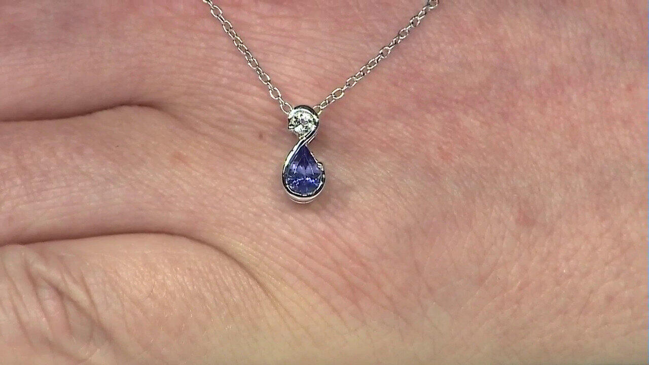 Video Collana in argento con Tanzanite