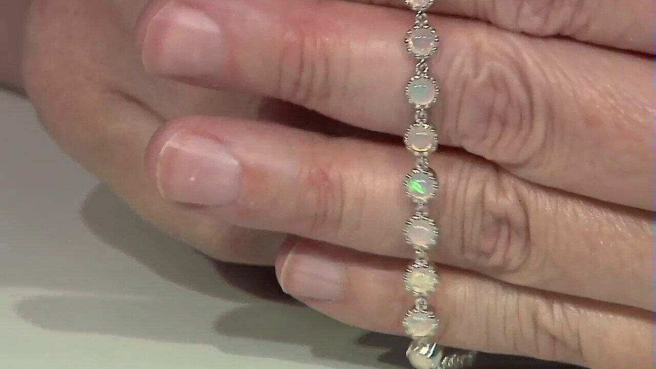 Video Brazalete en plata con Ópalo de Welo