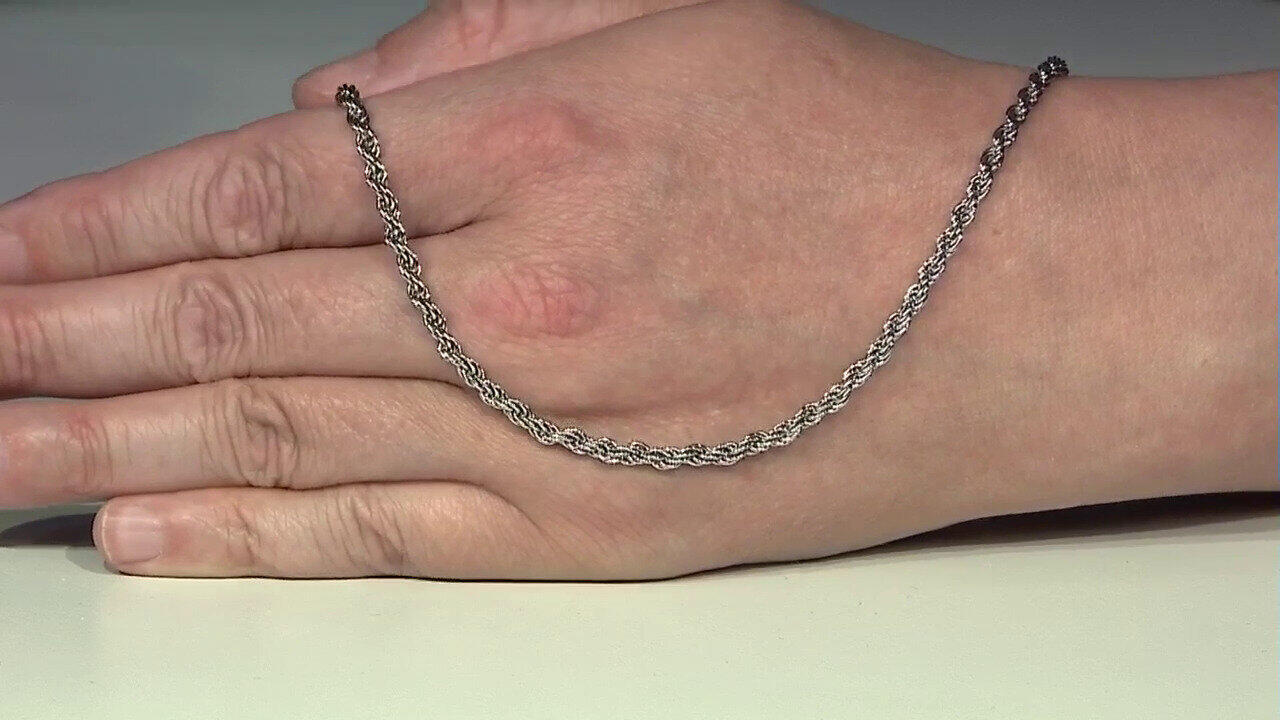 Video Silber-Kordelkette - 15,17 g - 45 cm