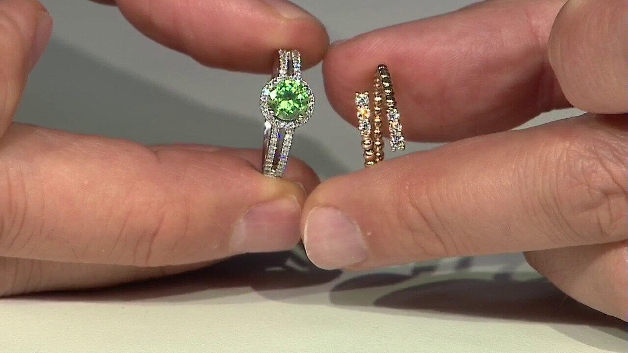 Video 14K I1 (H) Diamond Gold Ring (CIRARI)