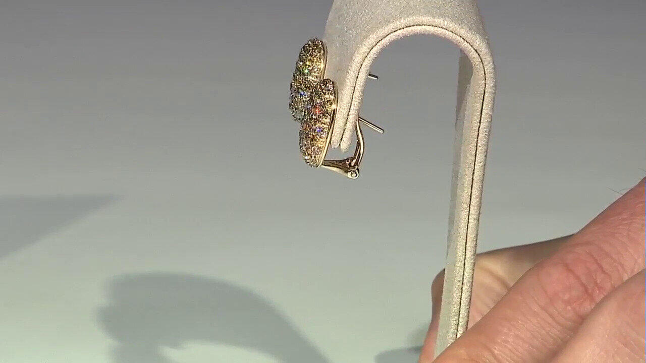 Video Orecchini in oro con Diamante Fancy SI2 (CIRARI)
