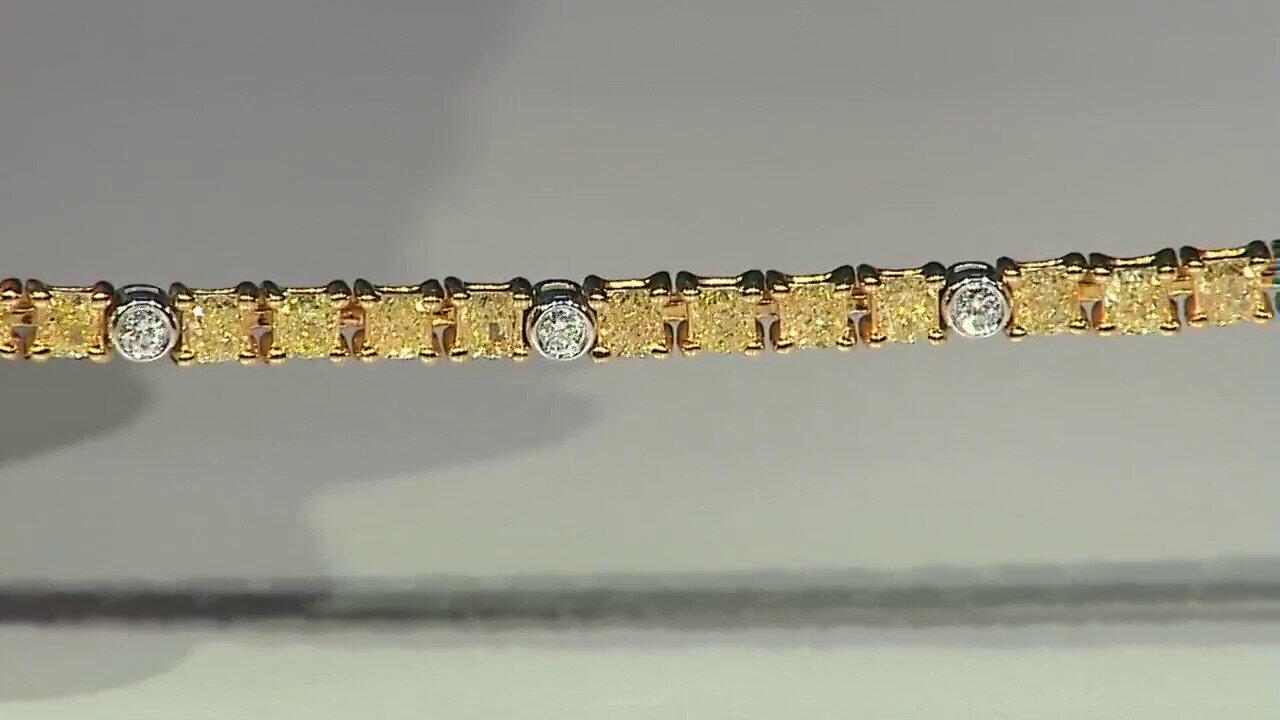 Video Bracciale in oro con Diamante Giallo SI2 (CIRARI)