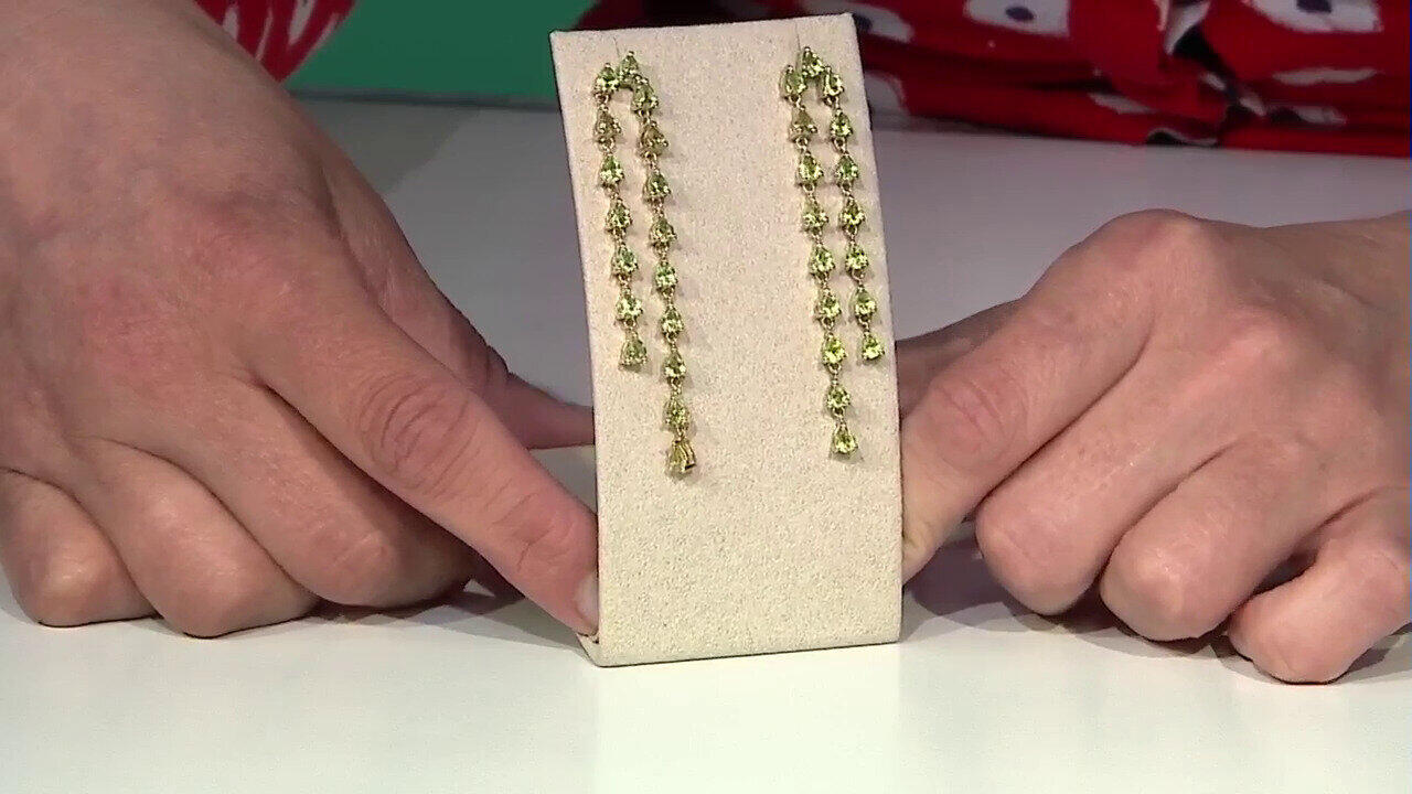 Video Orecchini in argento con Peridoto