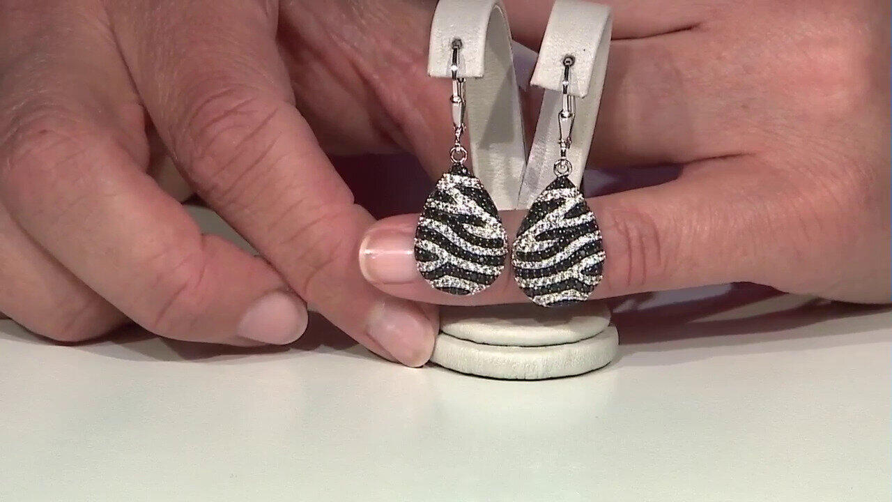 Video Orecchini in argento con Zircone