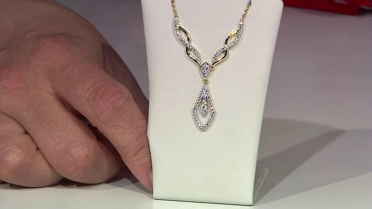 Video Collier en argent et Zircon