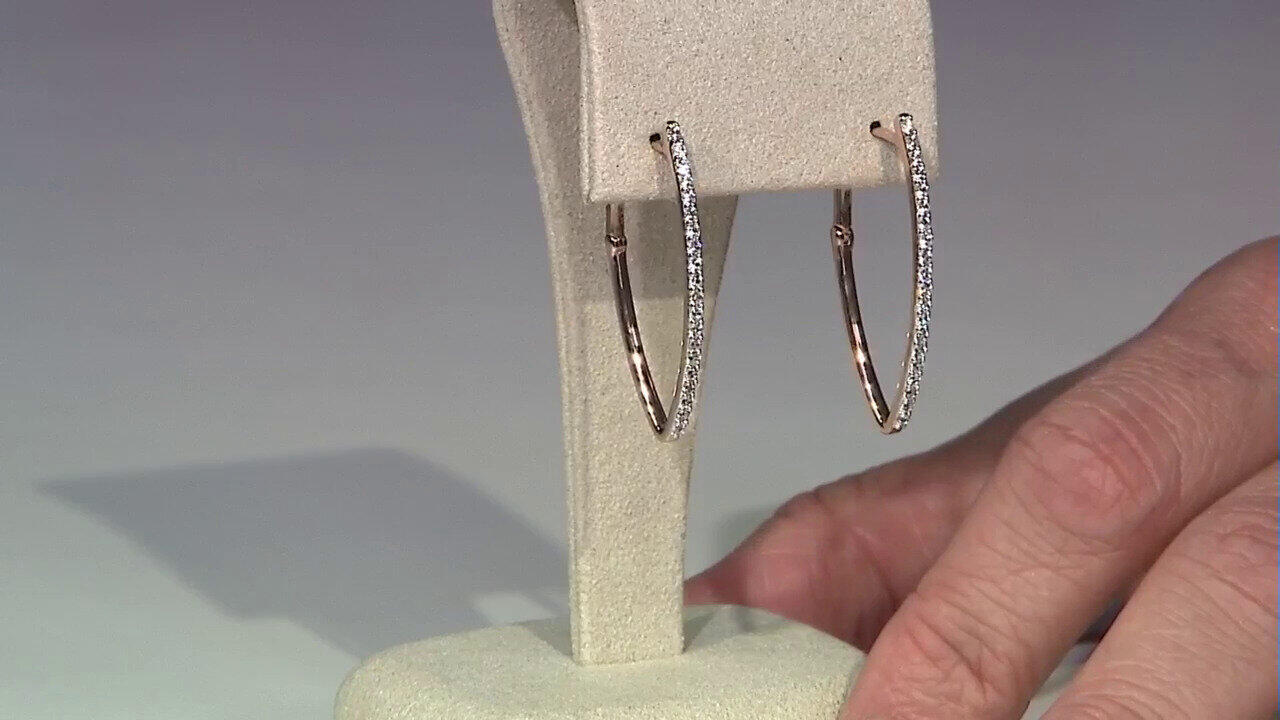 Video Orecchini in argento con Zircone