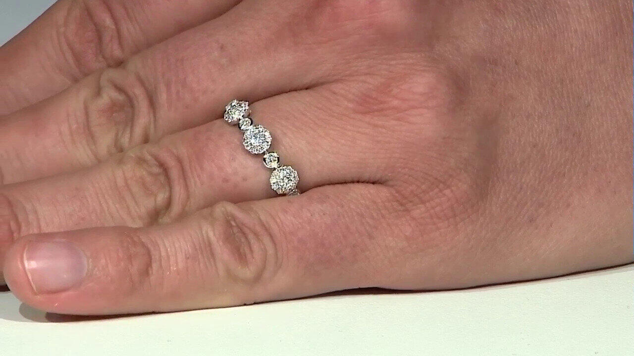 Video 14K I1 (H) Diamond Gold Ring (CIRARI)