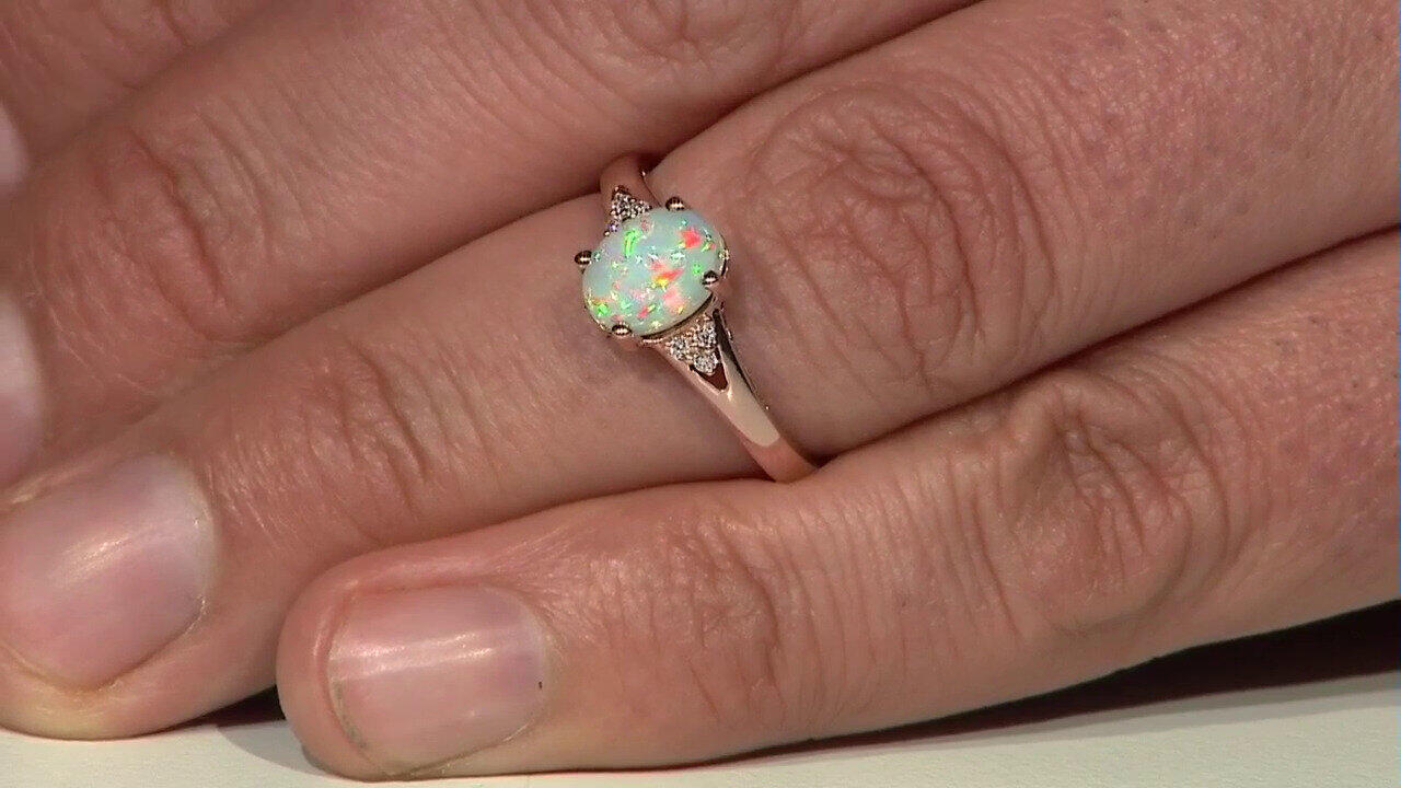 Video Bague en or et Opale Welo AAA