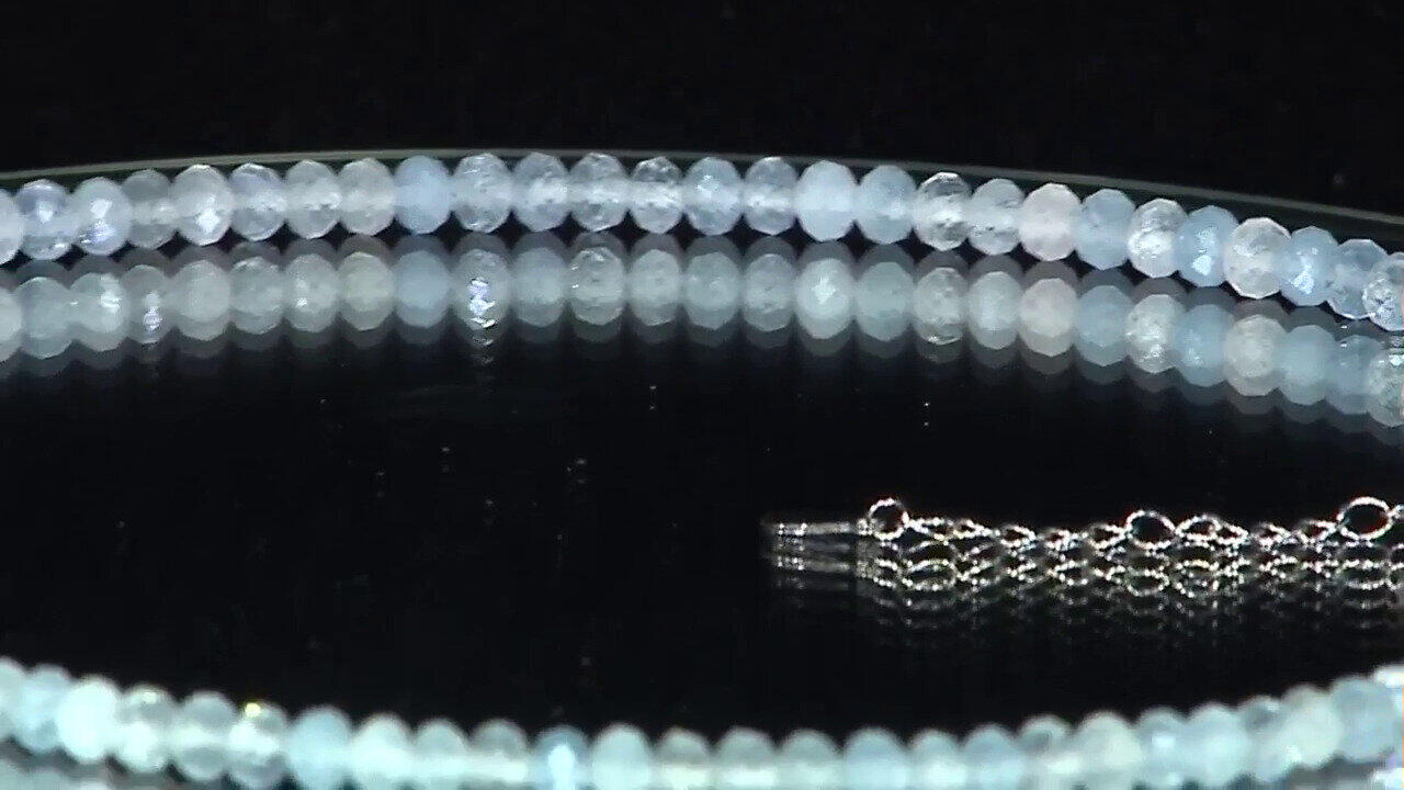 Video Collana in argento con Acquamarina Brasiliana