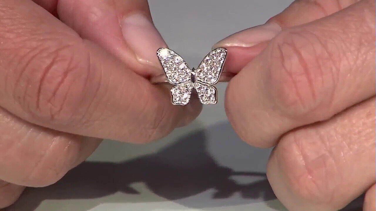 Video Anillo en plata con Zircón