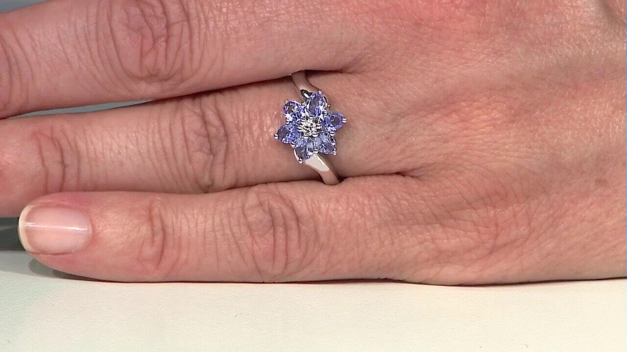 Video Anillo en plata con Tanzanita