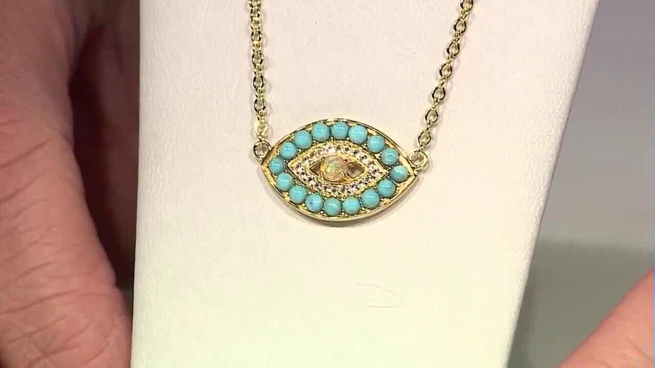 Video Collana in argento con Opale di Welo (M de Luca)