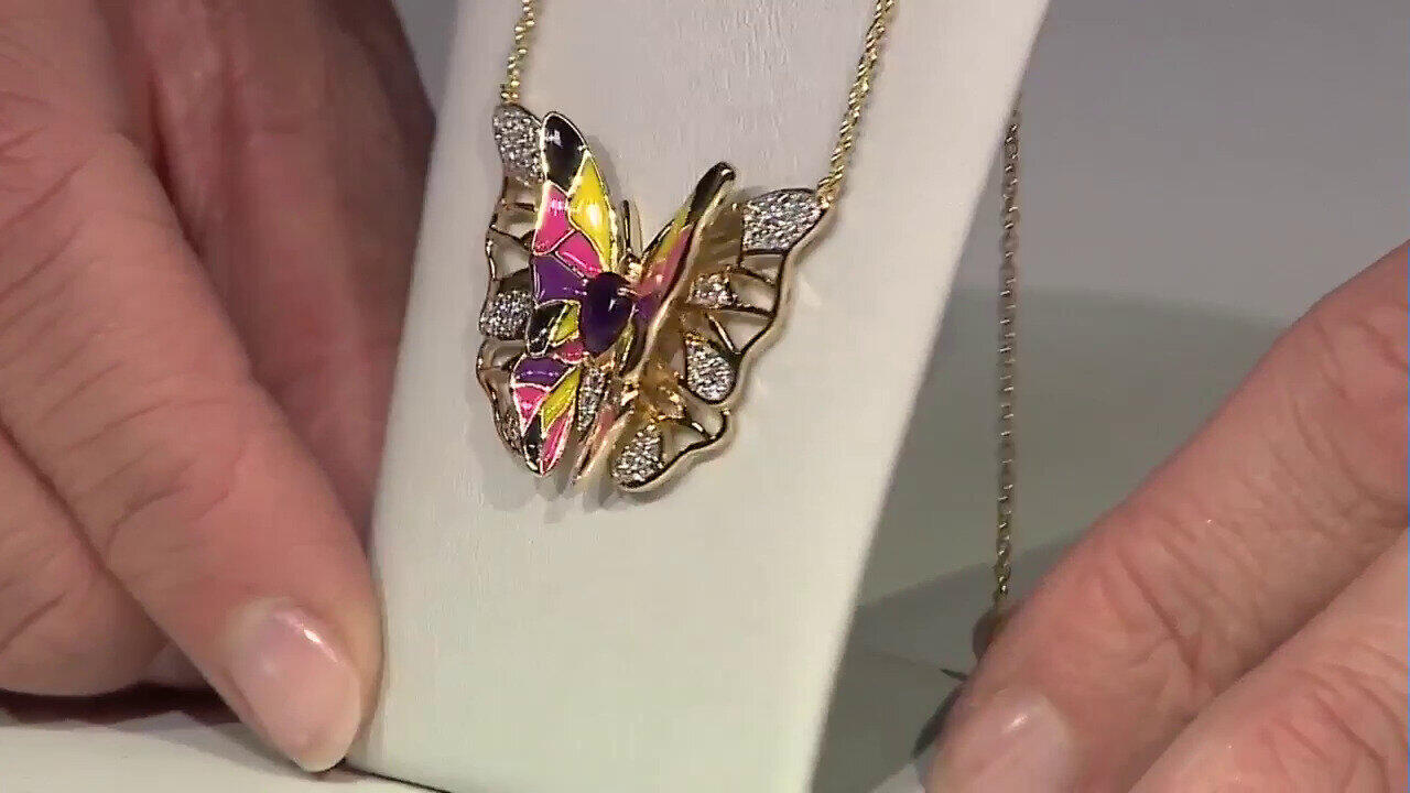 Video Amethyst-Silbercollier