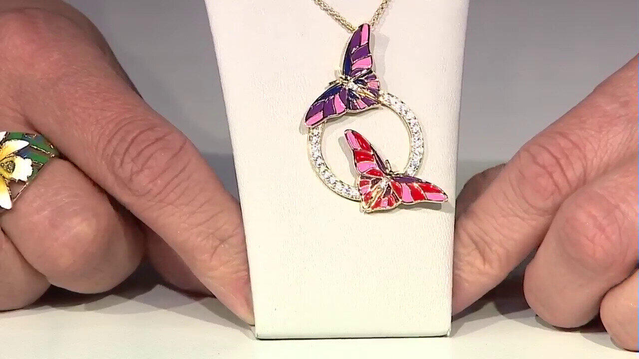 Video Collana in argento con Zircone