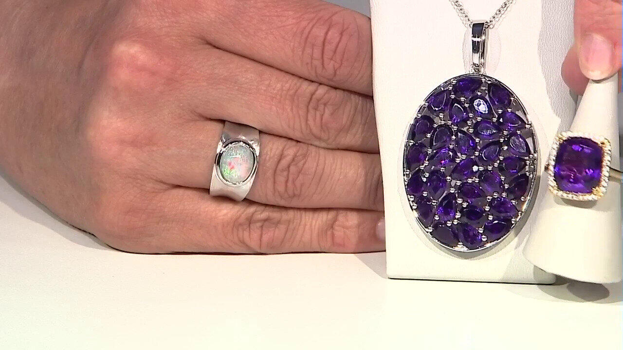 Video Bague en argent et Péridot