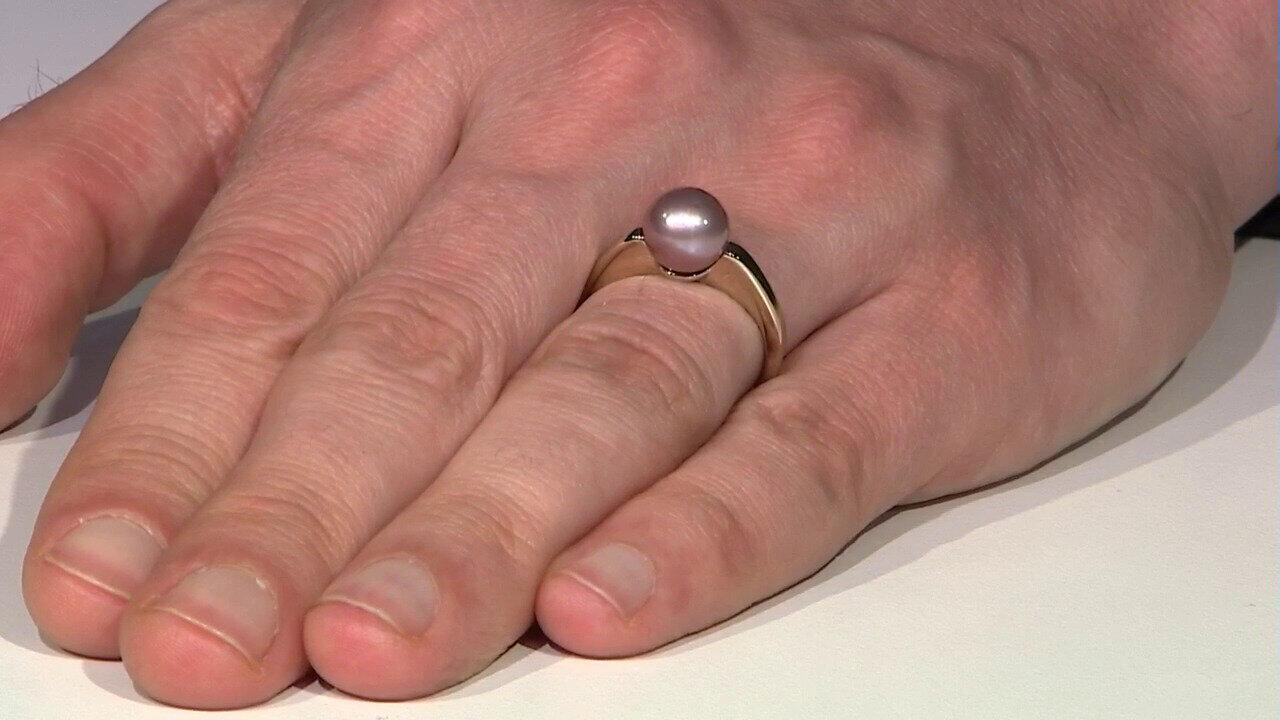 Video Bague en argent et Perle Ming (TPC)