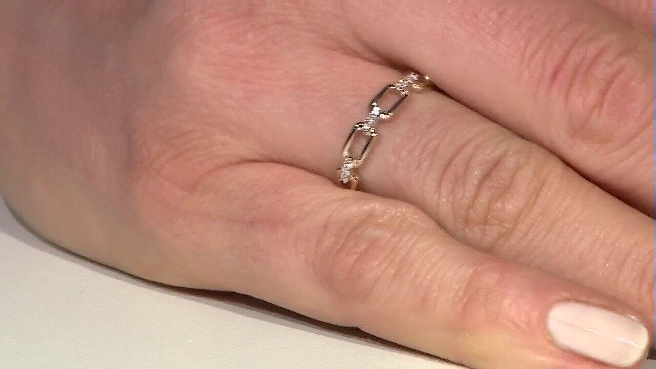 Video Anello in oro con Diamante SI1 (G) (Annette)