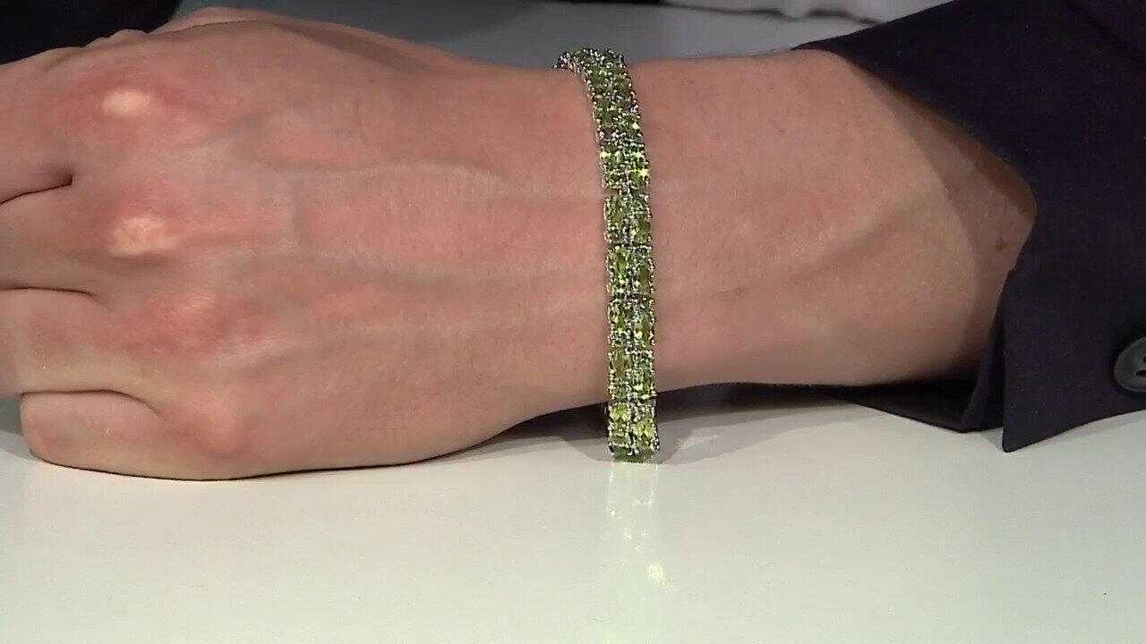 Video Peridot-Silberarmband