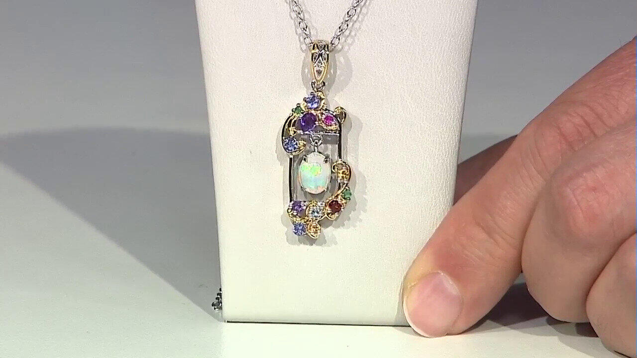 Video Collier en argent et Opale Welo (Gems en Vogue)