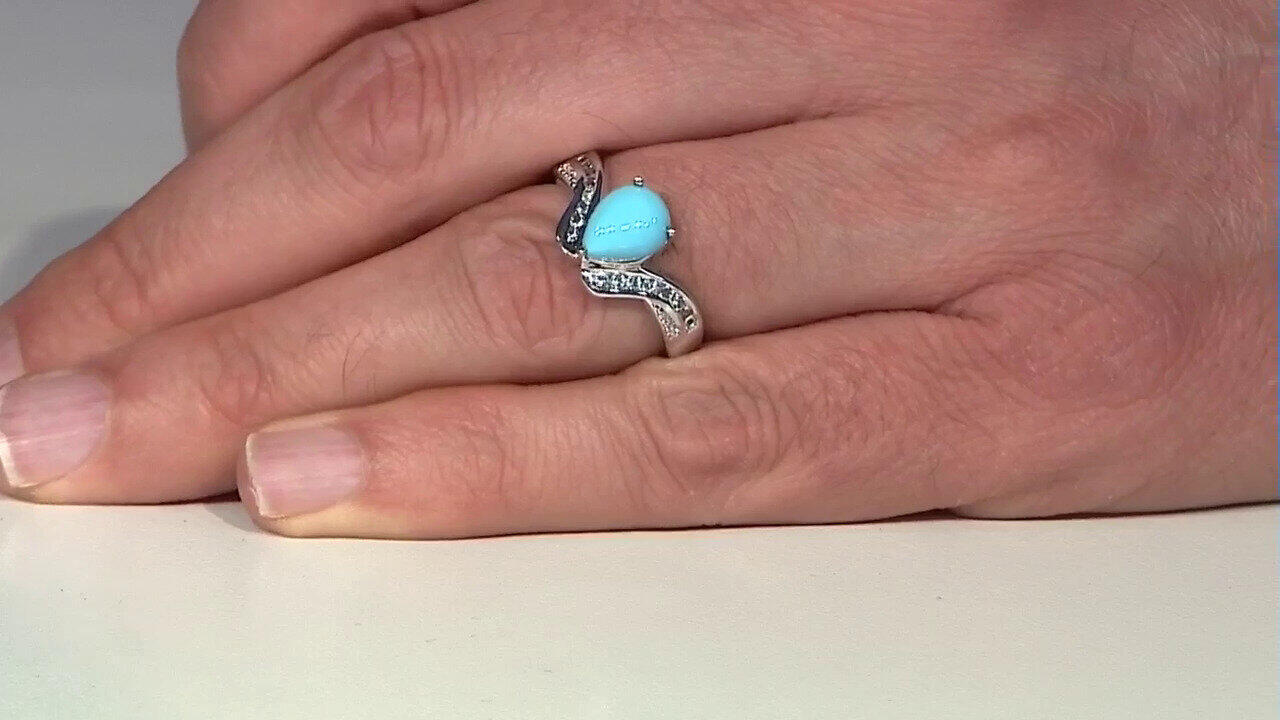 Video Bague en argent et Turquoise Sleeping Beauty