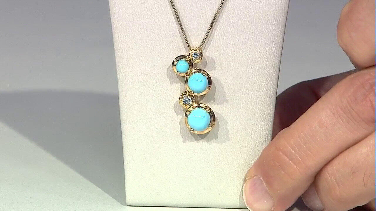 Video Ciondolo in argento con Turchese Sleeping Beauty