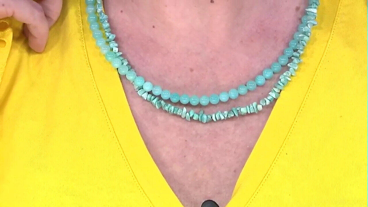 Video Amazonite Silver Necklace