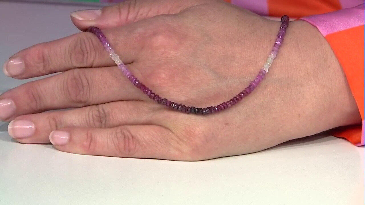Video Ruby Silver Necklace