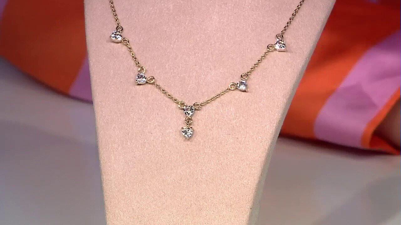Video Collier en argent et Topaze blanche