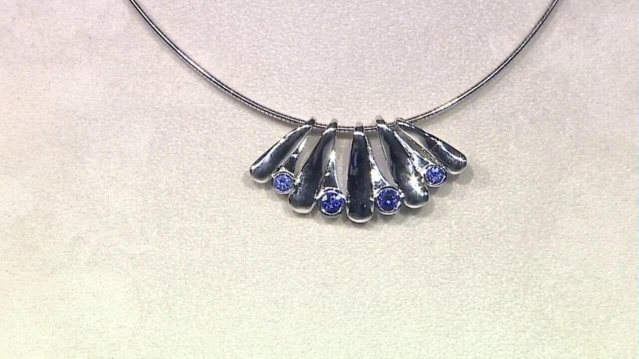 Video Tanzanite Silver Ring (de Melo)